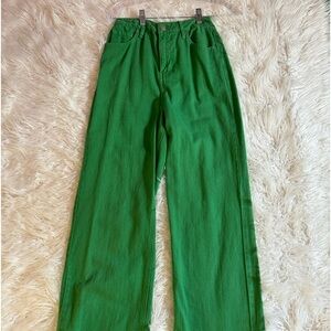 Green FN jeans straight leg 3